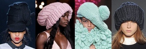 Женские вязаные шапки