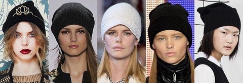 Женские трикотажные шапки