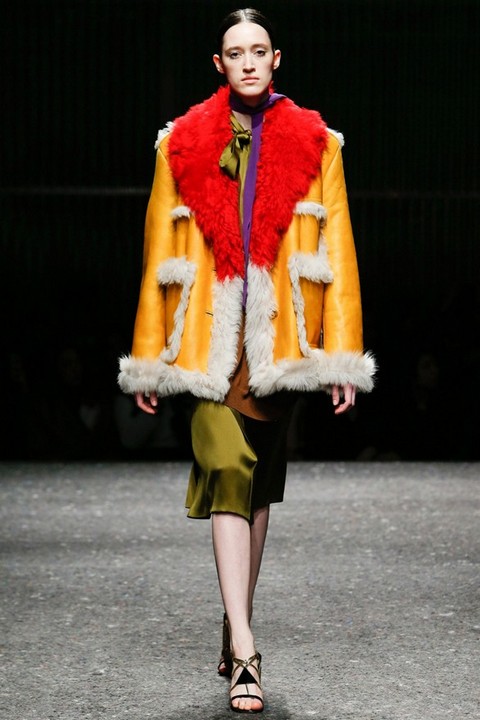 Дубленка Prada / Коллекция осень-зима 2014-2015