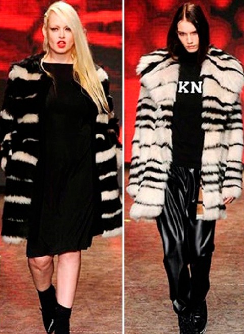 DKNY / Коллекция меховых изделий 2014-2015