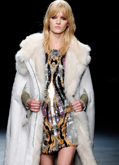 Blumarine / Показ коллекции шуб осень-зима 2014-2015